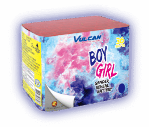 Vulcan Gender Reveal Firework - Blue/Boy