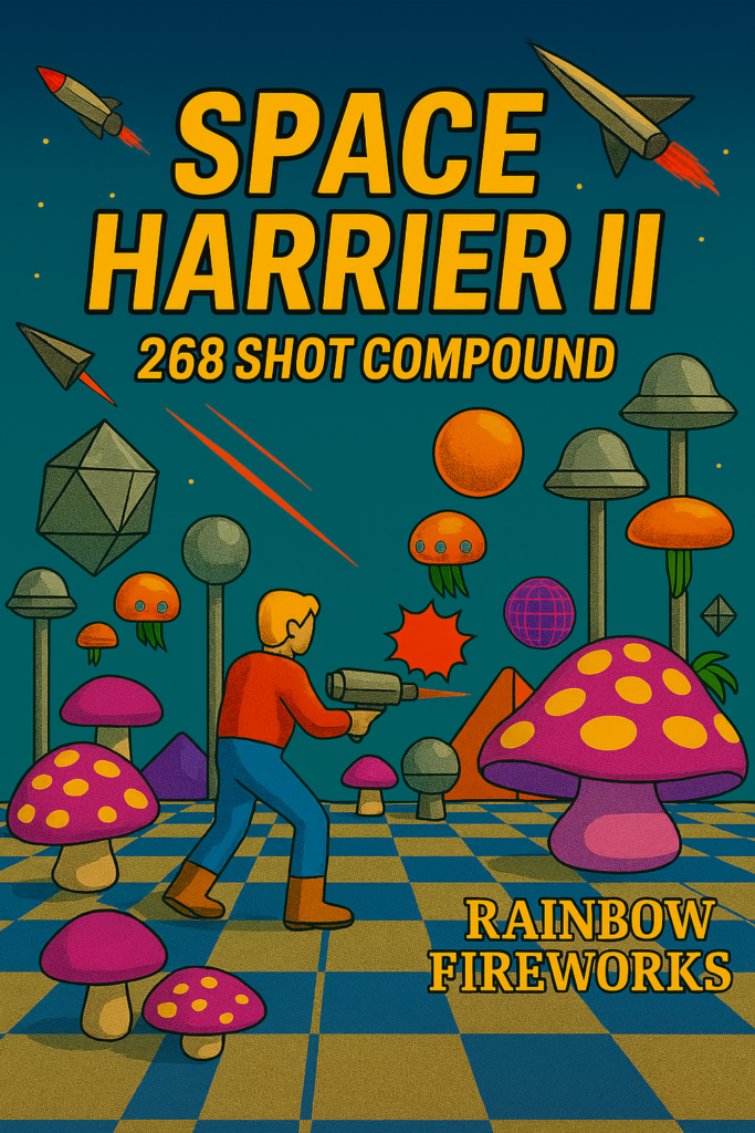 Space Harrier II 268 shot firework