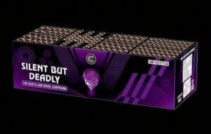 Silent but deadly 169 shot low noise firework