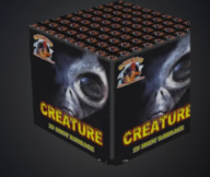 Creature 25 shot firework from Ghengis